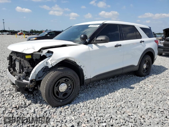 2023 Ford Police Interceptor Utility z VIN 1FM5K8AW3PNA08085, wystawiony jako Copart lot #50186945 z przebiegiem 1 464 mil mil oraz Nie do naprawy • Non repairable. Historia ofert i sprzedaży dostępna na DreamBid. Obrazek 1.