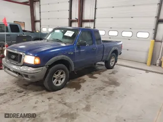 2004 Ford Ranger XL Fleet with VIN 1FTZR45EX4PB52616, listed as a IAAI auction lot 41663538 with 183,550 mi miles. Bid and sale history available at carsss.com. Image 2.