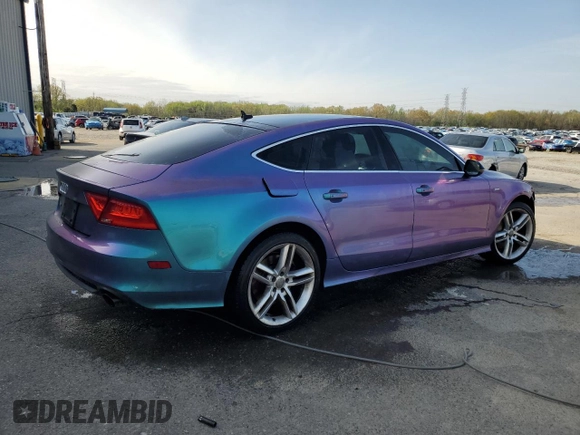 2014 Audi A7 3.0 Prestige with VIN WAU2GAFC9EN023263, listed as a Copart auction lot 50968285 with 172,111 mi miles and Salvage Title. Bid and sale history available at carsss.com. Image 3.