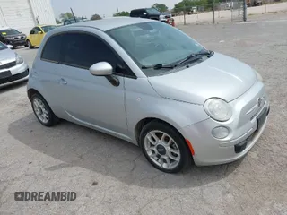 2014 FIAT 500 Pop with VIN 3C3CFFARXET205433, listed as a IAAI auction lot 41999695 with 106,320 mi miles. Bid and sale history available at carsss.com. Image 1.