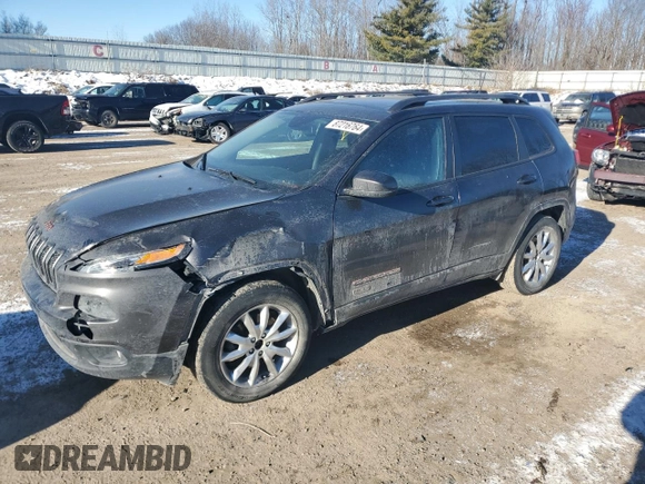2016 Jeep Cherokee 75th Anniversary with VIN 1C4PJMCB0GW285158, listed as a Copart auction lot 87216764 with 201,144 mi miles and Clean Title. Bid and sale history available at carsss.com. Image 1.