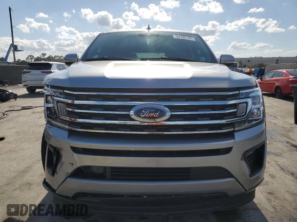2021 Ford Expedition XLT with VIN 1FMJU1HT9MEA32205, listed as a Copart auction lot 54782185 with 43,300 mi miles and Salvage title. Bid and sale history available at DreamBid. Image 5.