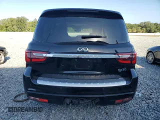 2018 Infiniti QX80 with VIN JN8AZ2NFXJ9664603, listed as a Copart auction lot 55458975 with 189,529 mi miles and Clean Title. Bid and sale history available at DreamBid. Image 6.
