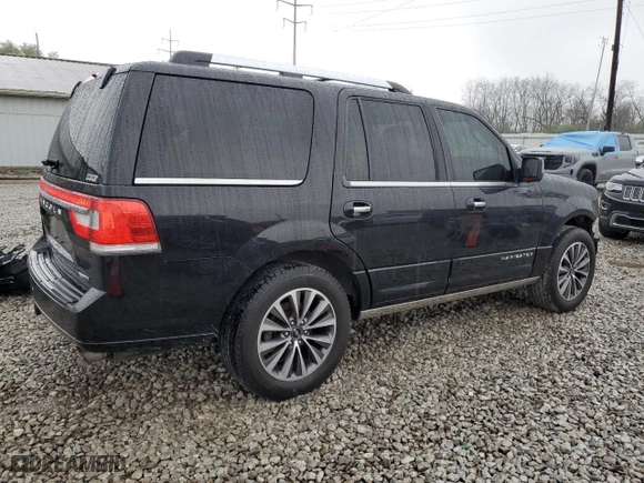 2015 Lincoln Navigator with VIN 5LMJJ2JT7FEJ04396, listed as a Copart auction lot 51579685 with 159,495 mi miles and Salvage Title. Bid and sale history available at carsss.com. Image 3.