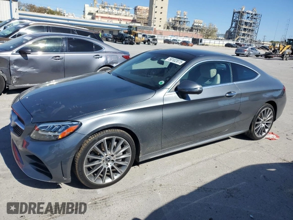 2019 Mercedes-Benz C 300 with VIN WDDWJ8DB9KF836607, listed as a Copart auction lot 50102075 with 9,358 mi miles and Salvage title. Bid and sale history available at DreamBid. Image 1.