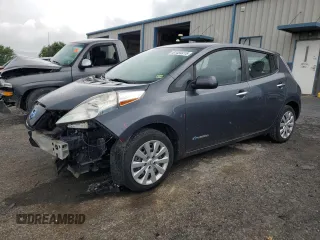 2013 Nissan LEAF SL with VIN 1N4AZ0CP9DC420014, listed as a Copart auction lot 61434415 with 44,768 mi miles and Salvage title. Bid and sale history available at DreamBid. Image 1.