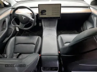 2022 Tesla Model 3 Performance with VIN 5YJ3E1EC2NF357843, listed as a Copart auction lot 47617575 with 25,189 mi miles and Salvage Title. Bid and sale history available at DreamBid. Image 8.