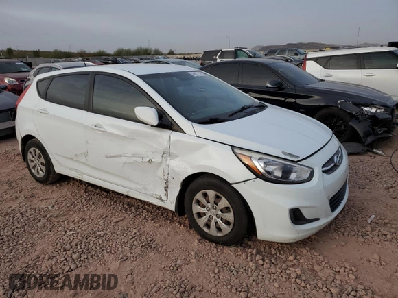 2016 Hyundai Accent SE with VIN KMHCT5AE9GU267440, listed as a Copart auction lot 44517135 with 198,696 mi miles and Salvage Title. Bid and sale history available at carsss.com. Image 4.