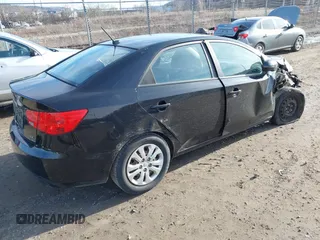 2012 Kia Forte EX with VIN KNAFU4A25C5521998, listed as a IAAI auction lot 41705662 with 129,394 mi miles. Bid and sale history available at carsss.com. Image 4.