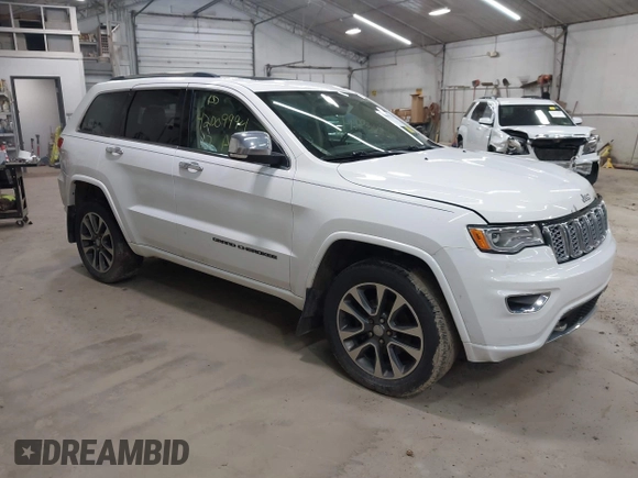 2017 Jeep Grand Cherokee Overland with VIN 1C4RJFCG7HC749730, listed as a IAAI auction lot 42009994 with 111,073 mi miles. Bid and sale history available at carsss.com. Image 1.