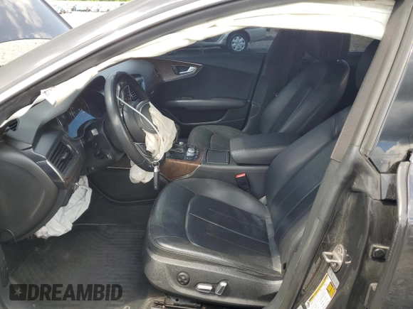 2016 Audi A7 Premium Plus with VIN WAUWGAFC3GN132225, listed as a Copart auction lot 56120595 with 160,404 mi miles and Salvage title. Bid and sale history available at DreamBid. Image 7.
