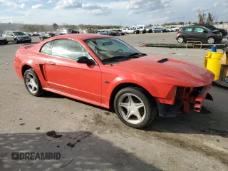 2000 Ford Mustang GT with VIN 1FAFP42X2YF313976, listed as a Copart auction lot 46873555 with 104,218 mi miles and Non Repairable. Bid and sale history available at carsss.com. Image 4.