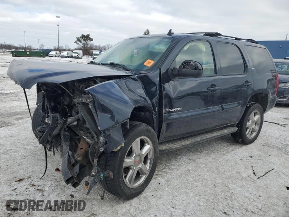 2007 GMC Yukon SLT with VIN 1GKFK13057J282294, listed as a Copart auction lot 46106145 with 0 mi miles and Salvage Title. Bid and sale history available at carsss.com. Image 1.