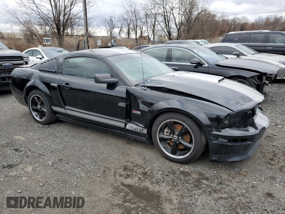 2007 Ford Mustang GT Deluxe with VIN 1ZVHT82H075356342, listed as a Copart auction lot 47814925 with 38,367 mi miles and Salvage Title. Bid and sale history available at carsss.com. Image 4.