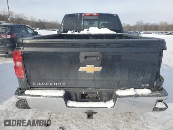 2014 Chevrolet Silverado 1500 LTZ with VIN 1GCVKSEC1EZ156081, listed as a Copart auction lot 41831735 with 107,961 mi miles and Salvage Title. Bid and sale history available at DreamBid. Image 6.