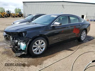 2017 Chevrolet Impala LT with VIN 2G1105SA6H9172597, listed as a Copart auction lot 56670204 with 129,706 mi miles and Clean Title. Bid and sale history available at DreamBid. Image 1.