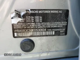 2014 BMW 5 Series 535i xDrive с VIN WBA5B3C59ED530604, выставлен на аукционе Copart как лот 52017335 с пробегом 139 613 миль миль и Списание • Salvage title. История ставок и продаж доступна на DreamBid. Изображение 12.