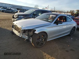 2019 Mercedes-Benz C 300 with VIN WDDWJ8EB9KF832958, listed as a Copart auction lot 74913334 with 55,500 mi miles and Salvage Title. Bid and sale history available at DreamBid. Image 1.