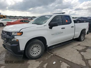 2020 Chevrolet Silverado 1500 Work Truck with VIN 1GCRWAEHXLZ211197, listed as a Copart auction lot 54331165 with Not Provided miles and Salvage Title. Bid and sale history available at DreamBid. Image 1.
