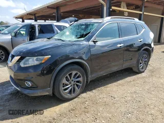 2016 Nissan Rogue SL with VIN 5N1AT2MT9GC770360, listed as a Copart auction lot 49128465 with 157,934 mi miles and Salvage Title. Bid and sale history available at carsss.com. Image 1.