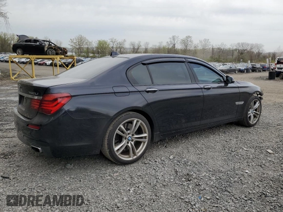 2014 BMW 7 Series ALPINA B7 xDrive with VIN WBAYF8C51ED652985, listed as a Copart auction lot 54299625 with 80,577 mi miles and Salvage Title. Bid and sale history available at DreamBid. Image 3.