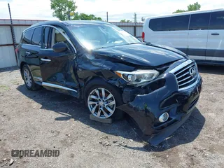2015 Infiniti QX60 z VIN 5N1AL0MM3FC501878, wystawiony jako IAAI lot #42539150 z przebiegiem 224 239 mil mil oraz . Historia ofert i sprzedaży dostępna na DreamBid. Obrazek 1.