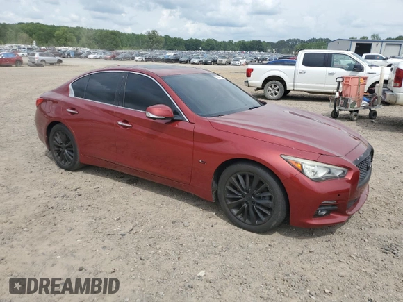 2016 Infiniti Q50 Premium с VIN JN1EV7AP6GM301115, выставлен на аукционе Copart как лот 54443635 с пробегом 90 135 миль миль и Списание • Salvage title. История ставок и продаж доступна на DreamBid. Изображение 4.