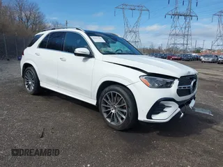 2024 Mercedes-Benz GLE 350 z VIN 4JGFB4FB1RA977901, wystawiony jako IAAI lot #41817726 z przebiegiem 13 432 mil mil oraz . Historia ofert i sprzedaży dostępna na DreamBid. Obrazek 1.