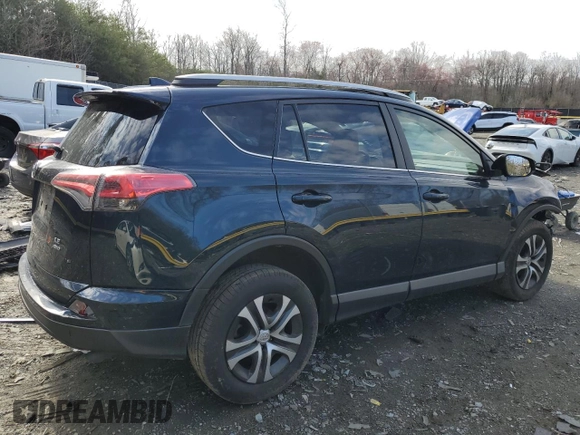 2017 Toyota RAV4 LE with VIN JTMBFREV0HJ109029, listed as a Copart auction lot 48758755 with 104,982 mi miles and Salvage Title. Bid and sale history available at carsss.com. Image 3.