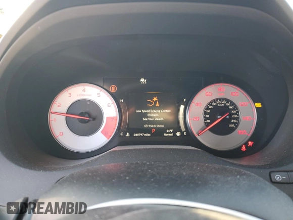 2022 Acura RDX w/A-Spec Package with VIN 5J8TC1H66NL002927, listed as a Copart auction lot 89269675 with 45,797 mi miles and Salvage Title. Bid and sale history available at carsss.com. Image 9.