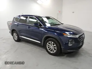 2019 Hyundai Santa Fe SE with VIN 5NMS23AD5KH010970, listed as a Copart auction lot 62312925 with 80,017 mi miles and Clean title. Bid and sale history available at DreamBid. Image 4.