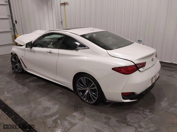 2017 Infiniti Q60 Sport with VIN JN1EV7ELXHM554530, listed as a IAAI auction lot 41498676 with 92,549 mi miles. Bid and sale history available at carsss.com. Image 3.