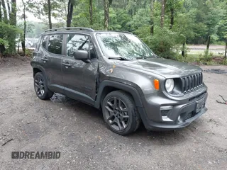 2021 Jeep Renegade Latitude with VIN ZACNJCBB4MPM68233, listed as a IAAI auction lot 42464100 with 63,897 mi miles and . Bid and sale history available at DreamBid. Image 1.