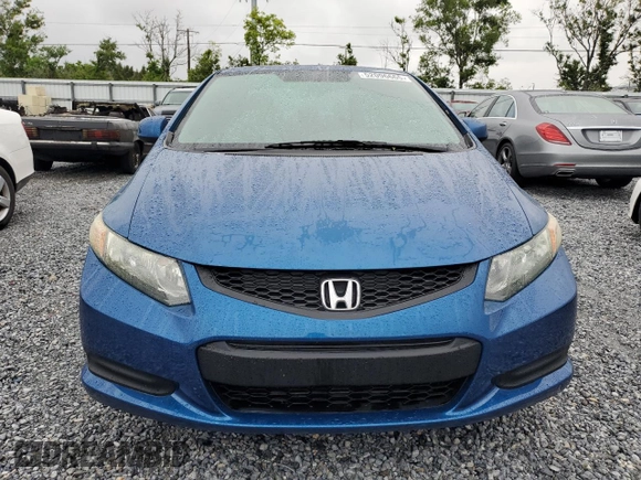 2012 Honda Civic Cpe EX-L with VIN 2HGFG3B9XCH518282, listed as a Copart auction lot 52096665 with 140,021 mi miles and Salvage Title. Bid and sale history available at carsss.com. Image 5.