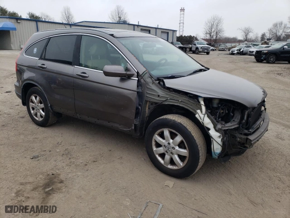 2009 Honda CR-V EX-L with VIN 5J6RE48729L031175, listed as a Copart auction lot 45342085 with 184,577 mi miles and Salvage Title. Bid and sale history available at carsss.com. Image 4.