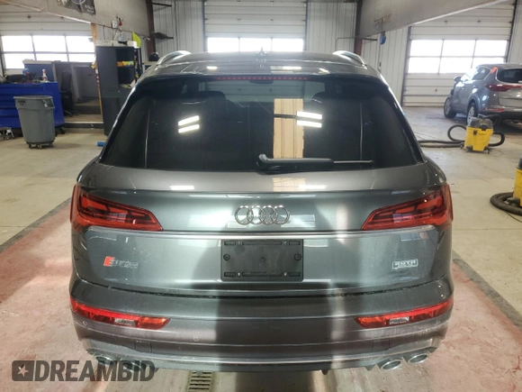 2021 Audi SQ5 Premium Plus with VIN WA1A4AFYXM2088832, listed as a Copart auction lot 79975924 with 3,984 mi miles and Salvage Title. Bid and sale history available at carsss.com. Image 6.