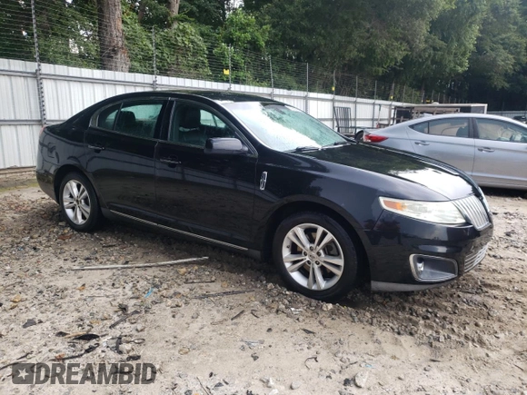 2009 Lincoln MKS with VIN 1LNHM93R99G623977, listed as a Copart auction lot 63463285 with 206,359 mi miles and Salvage title. Bid and sale history available at DreamBid. Image 4.