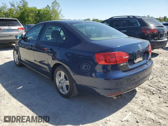2013 Volkswagen Jetta S with VIN 3VW1K7AJ9DM399845, listed as a Copart auction lot 57864295 with 136,909 mi miles and Salvage title. Bid and sale history available at DreamBid. Image 2.