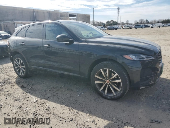 2022 Jaguar F-Pace S with VIN SADCJ2EX4NA702078, listed as a Copart auction lot 47870355 with 55,530 mi miles and Salvage title. Bid and sale history available at DreamBid. Image 4.