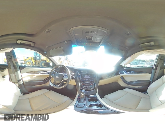 2017 Cadillac CTS Luxury RWD with VIN 1G6AR5SS3H0207633, listed as a Copart auction lot 43589845 with 93,920 mi miles and Salvage Title. Bid and sale history available at DreamBid. Image 14.