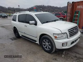 2007 Infiniti QX56 with VIN 5N3AA08A17N802779, listed as a IAAI auction lot 41461156 with 148,006 mi miles. Bid and sale history available at carsss.com. Image 1.