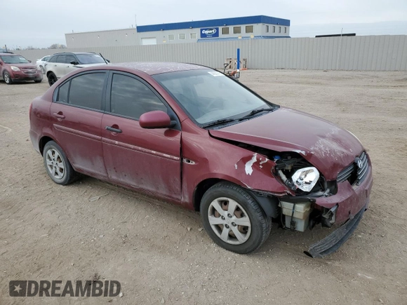 2010 Hyundai Accent GLS with VIN KMHCN4AC6AU526721, listed as a Copart auction lot 44335745 with 134,353 mi miles and Clean Title. Bid and sale history available at carsss.com. Image 4.