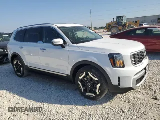 2025 Kia Telluride S with VIN 5XYP64GC9SG573593, listed as a Copart auction lot 78440814 with 230 mi miles and Salvage Title. Bid and sale history available at DreamBid. Image 4.