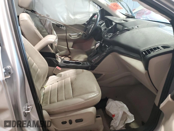 2016 Ford Escape Titanium with VIN 1FMCU9J9XGUC49553, listed as a Copart auction lot 54850245 with Not Provided miles and Salvage Title. Bid and sale history available at DreamBid. Image 7.