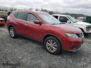 2015 Nissan Rogue S with VIN KNMAT2MT8FP557489, listed as a Copart auction lot 50289345 with 81,364 mi miles and Salvage Title. Bid and sale history available at carsss.com. Image 4.