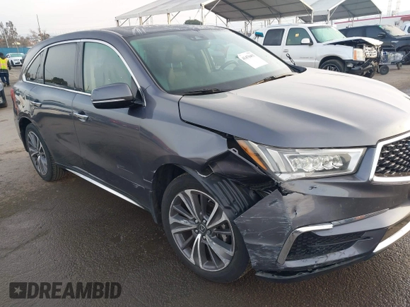 2019 Acura MDX Technology z VIN 5J8YD3H59KL010487, wystawiony jako IAAI lot #41478493 z przebiegiem 55 315 mil mil oraz . Historia ofert i sprzedaży dostępna na DreamBid. Obrazek 6.