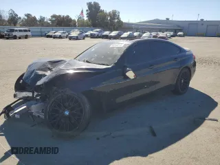 2017 BMW 4 Series 430i with VIN WBA4F7C5XHG437942, listed as a Copart auction lot 46504255 with 106,756 mi miles and Salvage Title. Bid and sale history available at carsss.com. Image 1.
