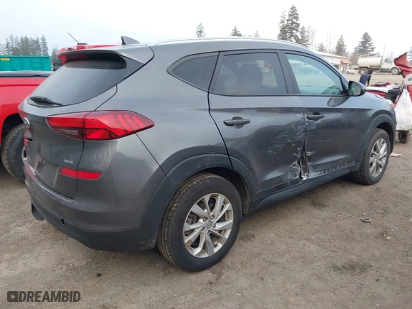 2020 Hyundai Tucson Value with VIN KM8J3CA49LU090868, listed as a IAAI auction lot 41461550 with 34,737 mi miles. Bid and sale history available at carsss.com. Image 4.