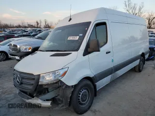 2021 Mercedes-Benz Sprinter Cargo with VIN W1Y4ECHY8MT077911, listed as a Copart auction lot 82195923 with Not Provided miles and . Bid and sale history available at carsss.com. Image 1.