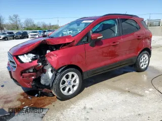 2018 Ford EcoSport SE z VIN MAJ3P1TE2JC190296, wystawiony jako Copart lot #51464325 z przebiegiem 60 825 mil mil oraz Szkody całkowita. Historia ofert i sprzedaży dostępna na DreamBid. Obrazek 1.